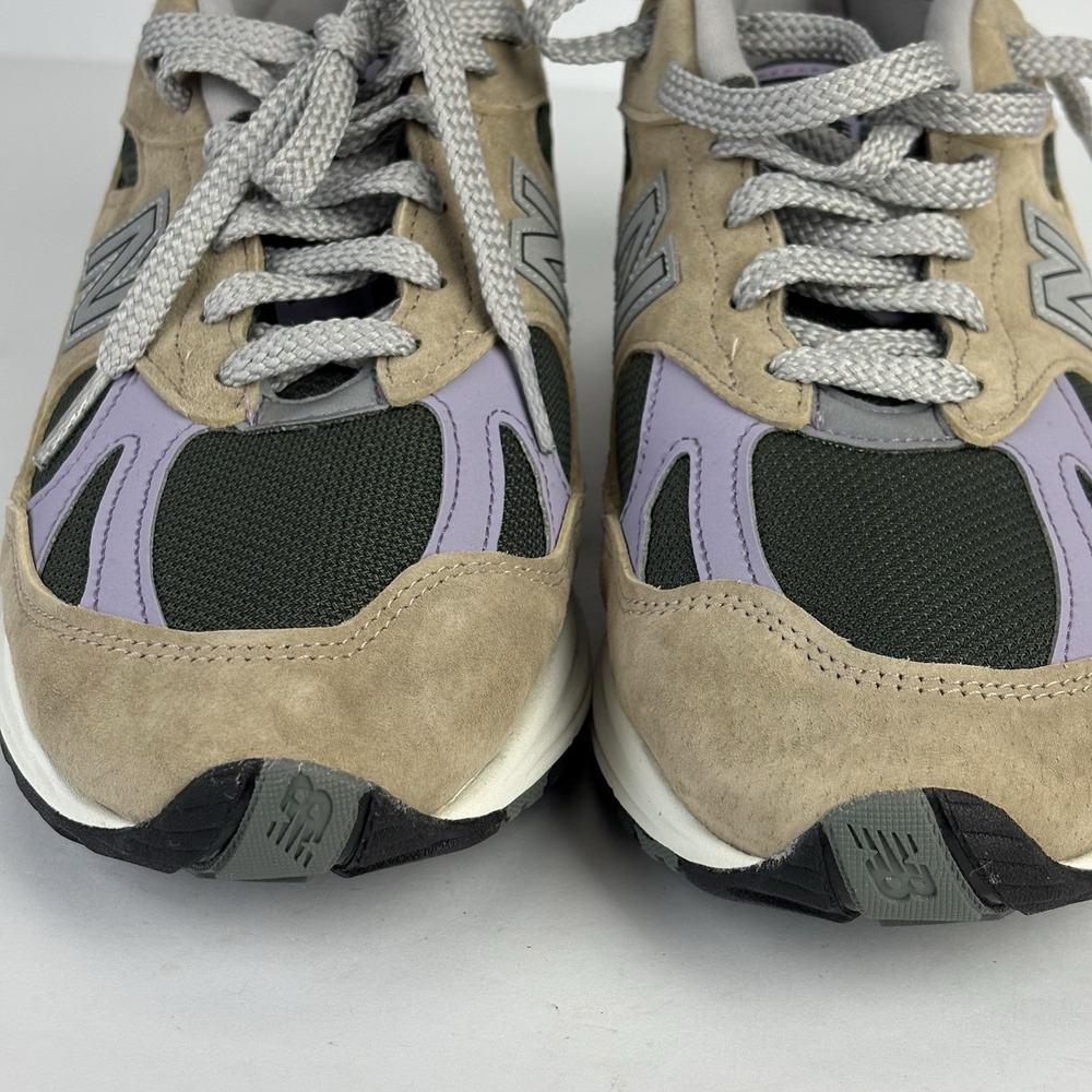 New Balance U991DL2 Gray Green Purple White Sneakers Men's US10 Make In England - Picture 16 of 16